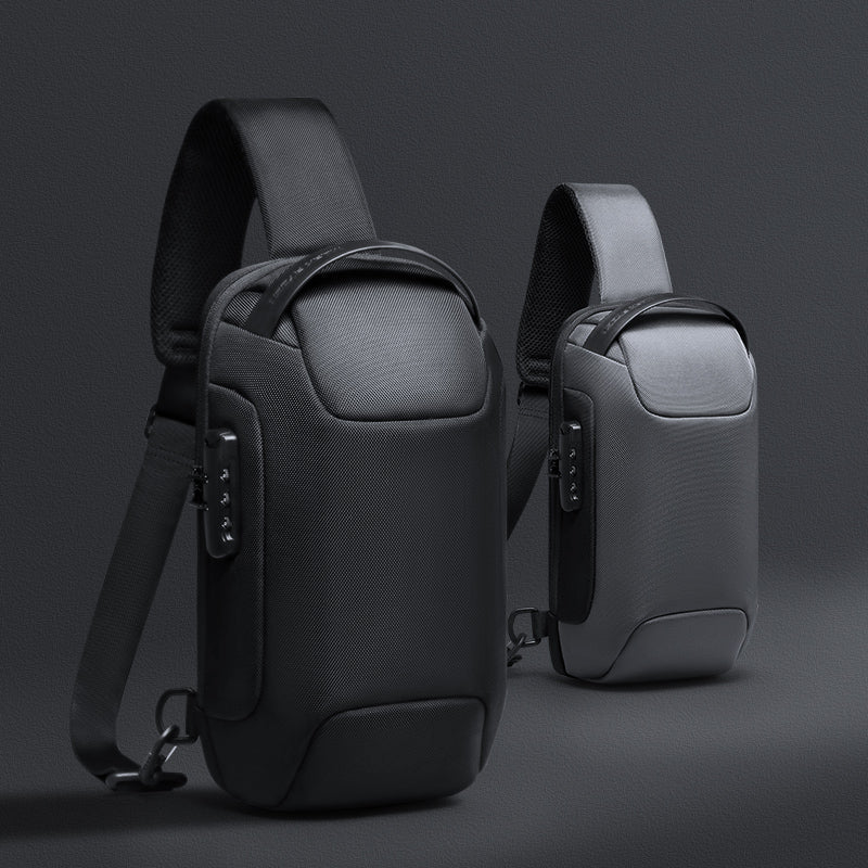MetroEdge Chest Bag - Odyssey Sling Bag - Black