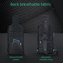 MetroEdge Chest Bag - Odyssey Sling Bag - Black