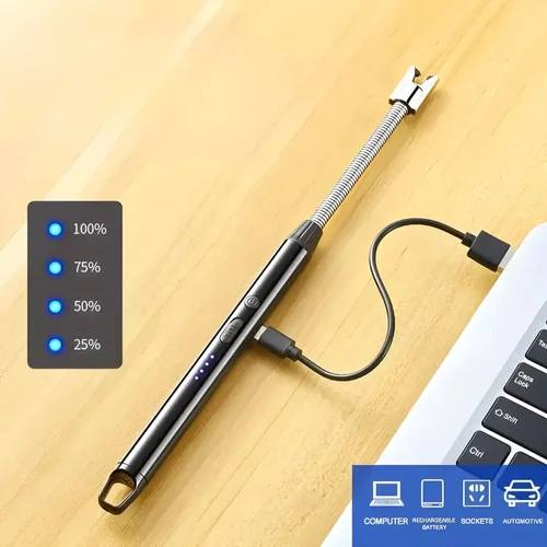 USB Rechargeable Flameless Lighter with 360° Flexible Neck