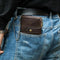 Kingdushi Zipper Imported Leather Wallet