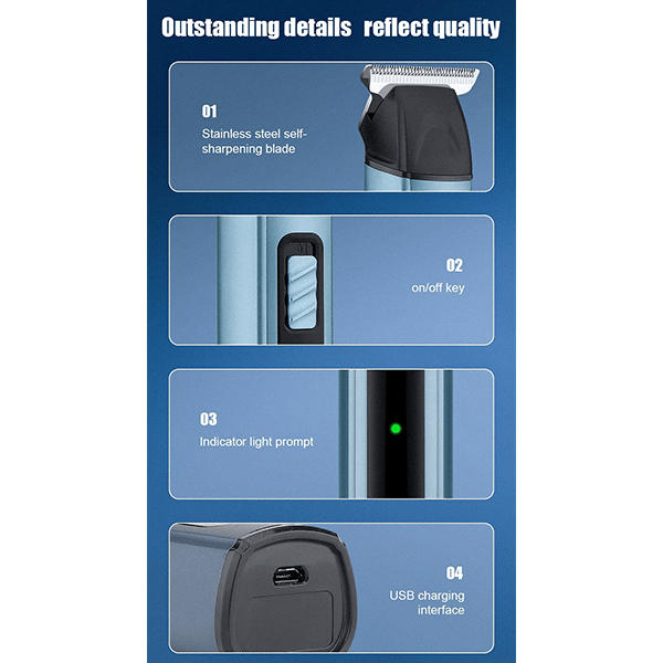 Kemei 3 in 1 Rechargeable Shaver Multi Functional Beard Shaving Machine Multi Purpose Razor