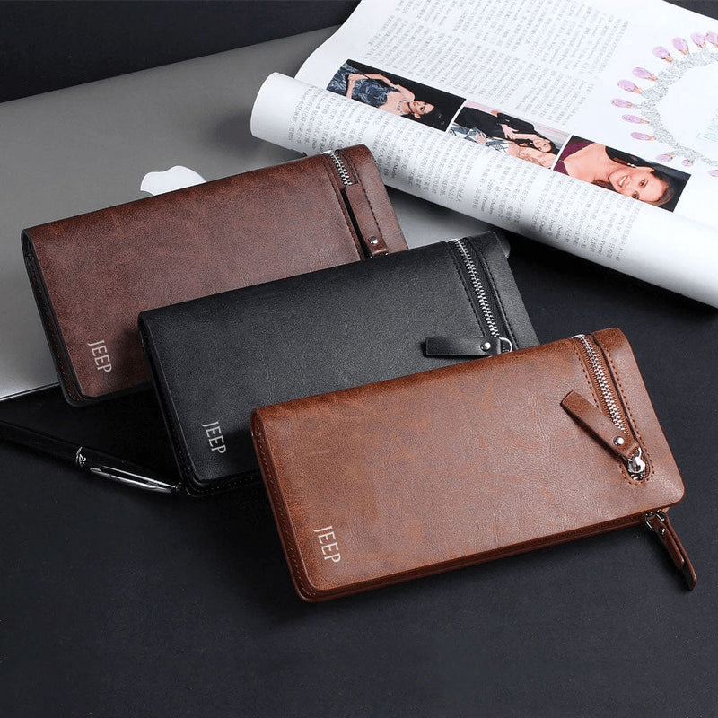 Jeep Imported Branded Leather Wallet (Premium Crafted)