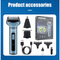 Kemei 3 in 1 Rechargeable Shaver Multi Functional Beard Shaving Machine Multi Purpose Razor