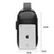 Men New Crossbody Anti-theft Lock Shoulder Waterproof Short Trip Chest Bag